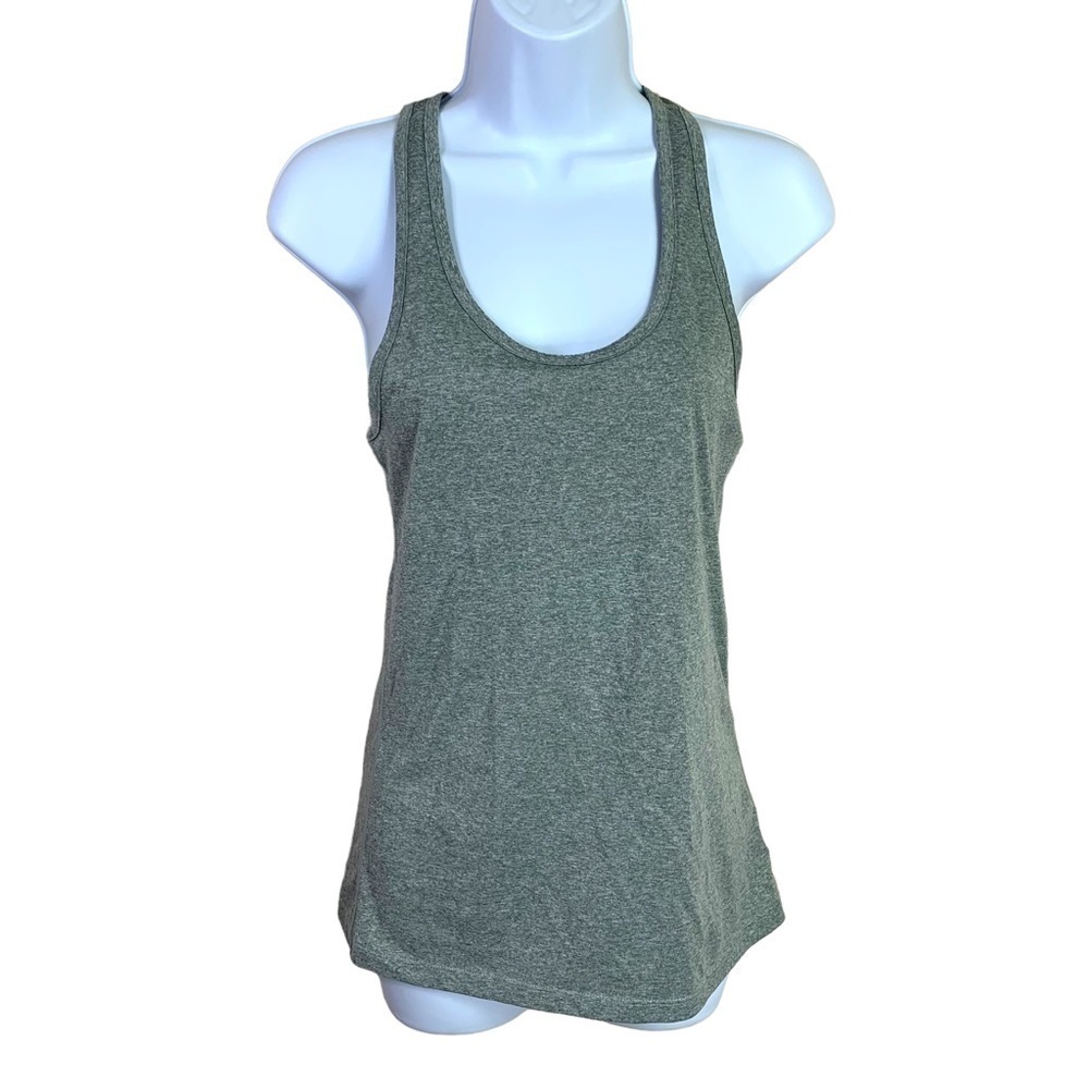 Small Nike Grey Dri Fit Sleeveless Tank Top Stretch 4 6 Athletic Activewear